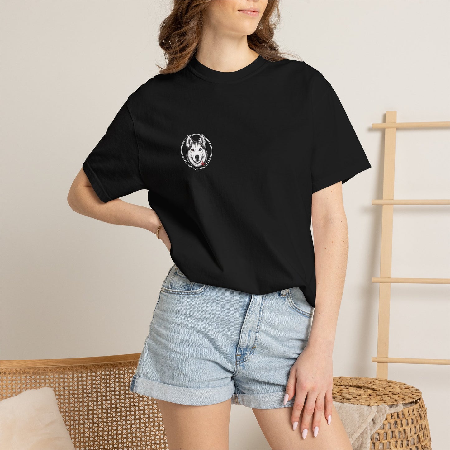 Your Dog Can Stay — heavy weight t-shirt
