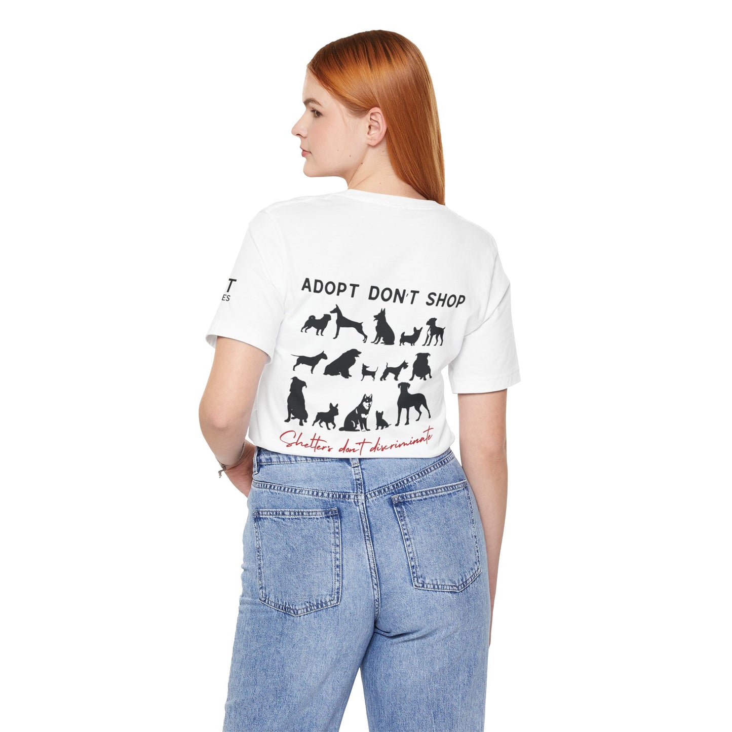 Support Your Local Dog Shelter T-Shirt — “Adopt Don’t Shop” Rescue Tee