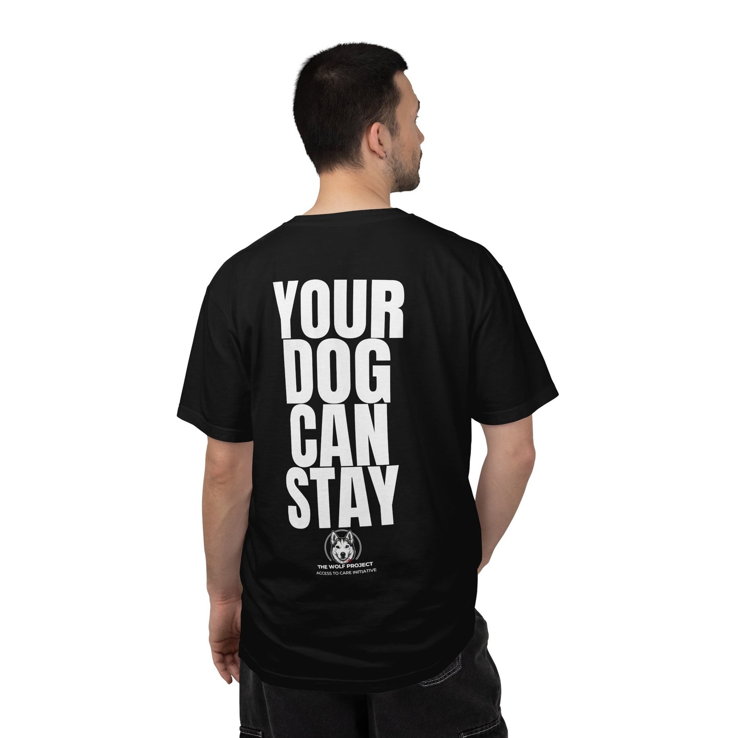 Your Dog Can Stay — heavy weight t-shirt